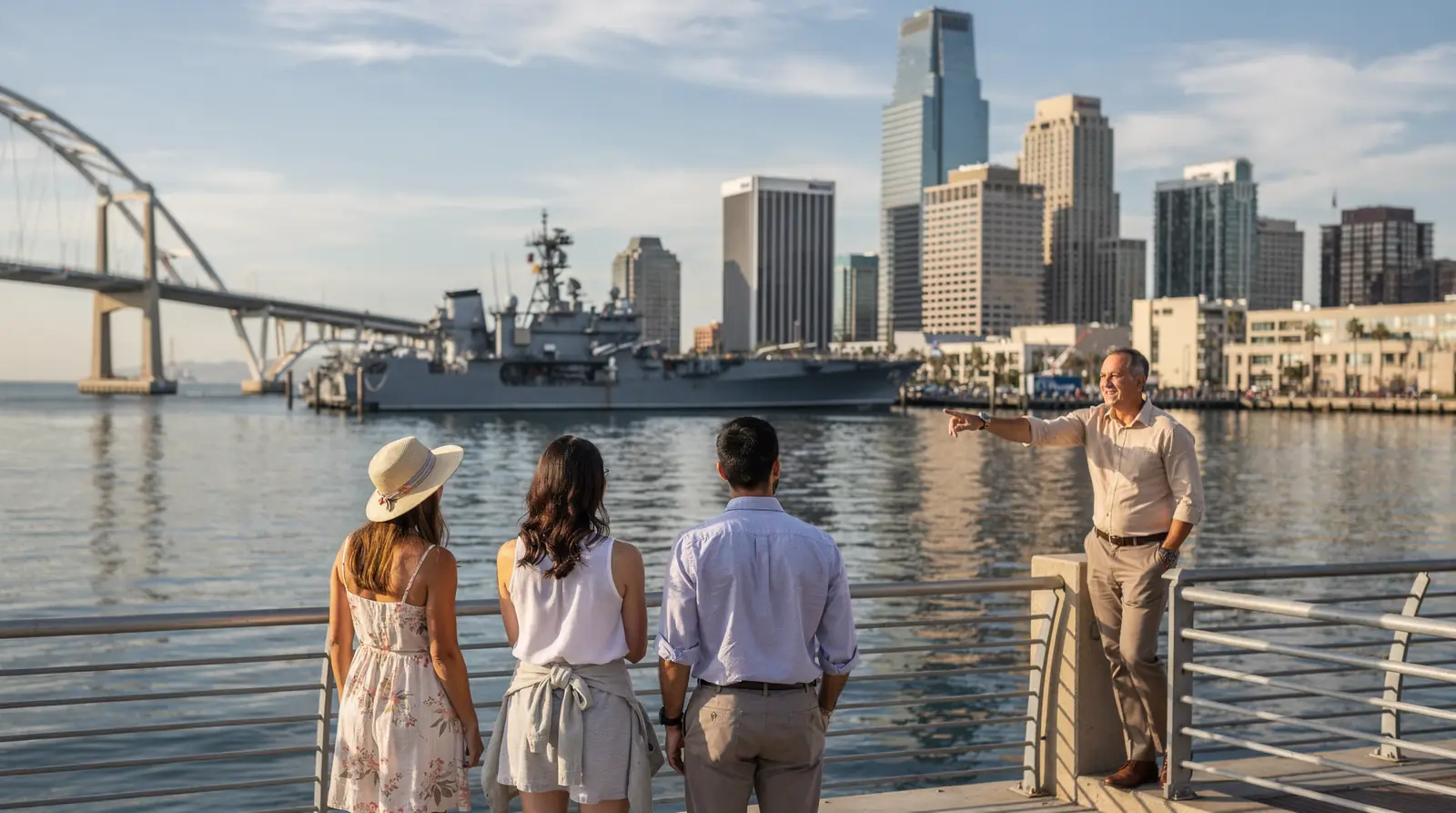 A well-designed sightseeing route connects Coronado's coastline, the Gaslamp Quarter's historic energy, and the open
