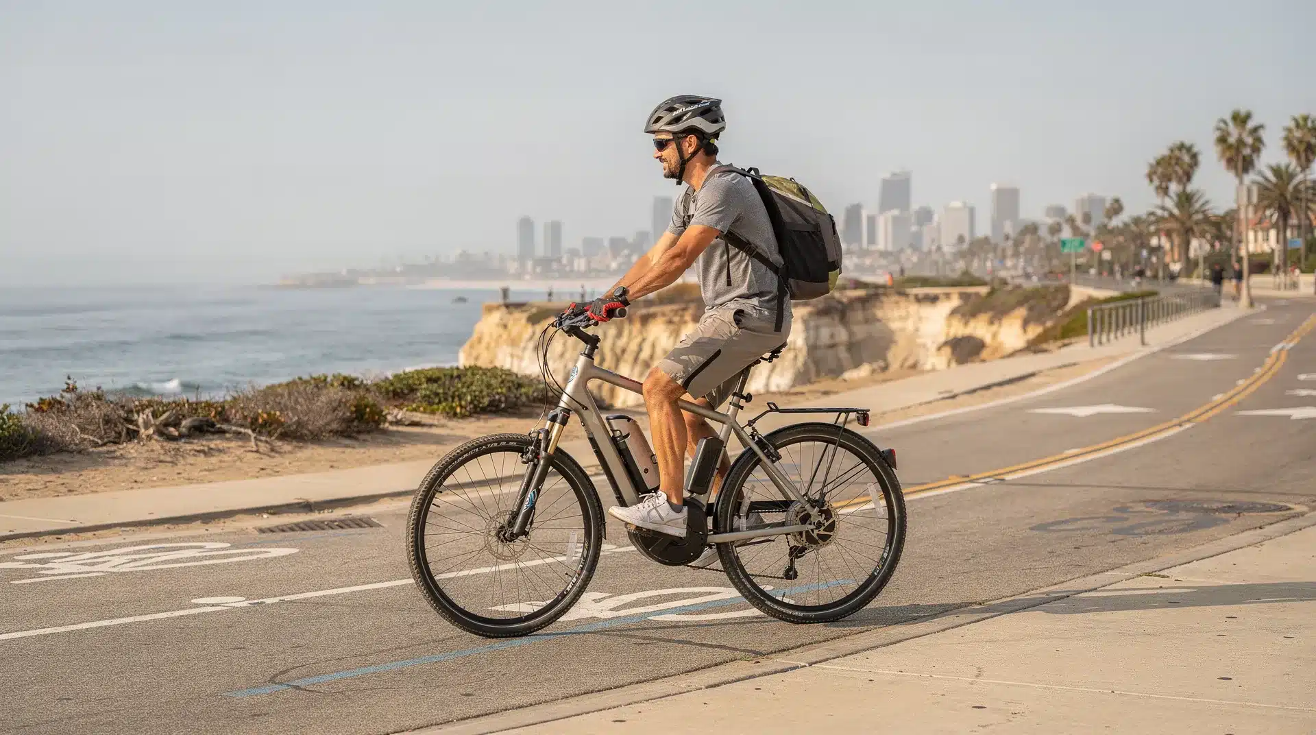 Mission Bay offers 27 miles of paved bike paths, making it one of San Diego's