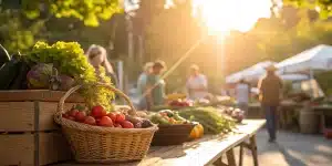 San Diego culinary tour with fresh produce.