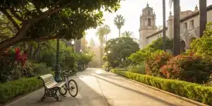 Private Balboa Park tour with lush gardens and historic architecture.