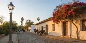 A historic street in Old Town San Diego as seen on a private walking tour.
